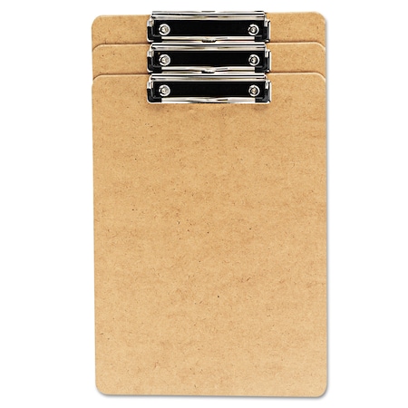 Universal 8-1/2"x14" Clipboard, Brown, Pk3 05563